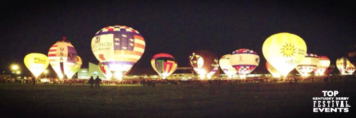 Kentucky Derby Balloon Glow