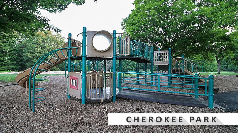 Playground at Cherokee Park in the Highlands
