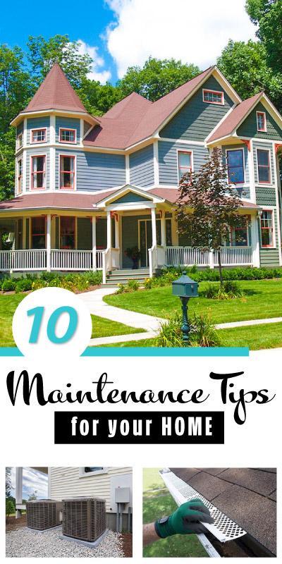 10 Maintenance Tips for your Home,