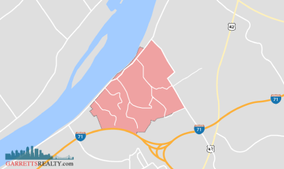 Glenview neighborhood map - Louisville