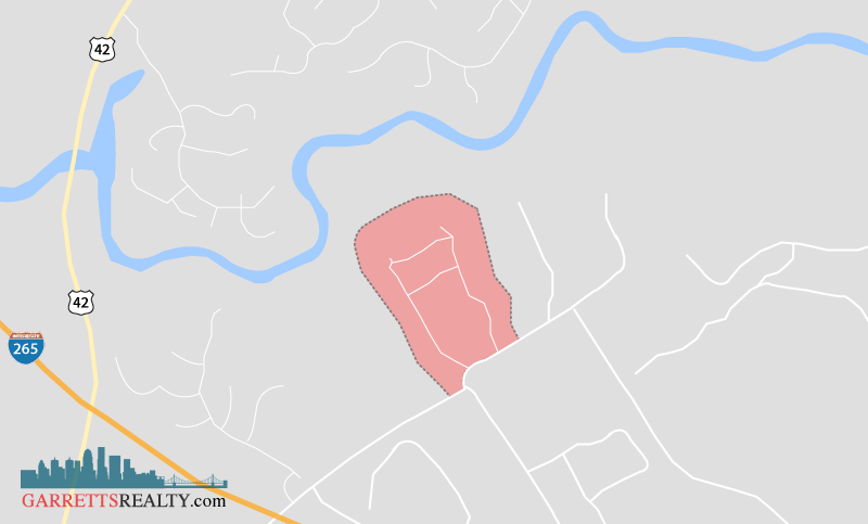 Harrods Glen neighborhood map overlay