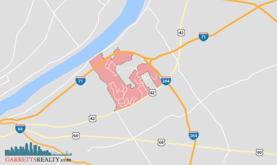 Indian Hills neighborhood map - Louisville