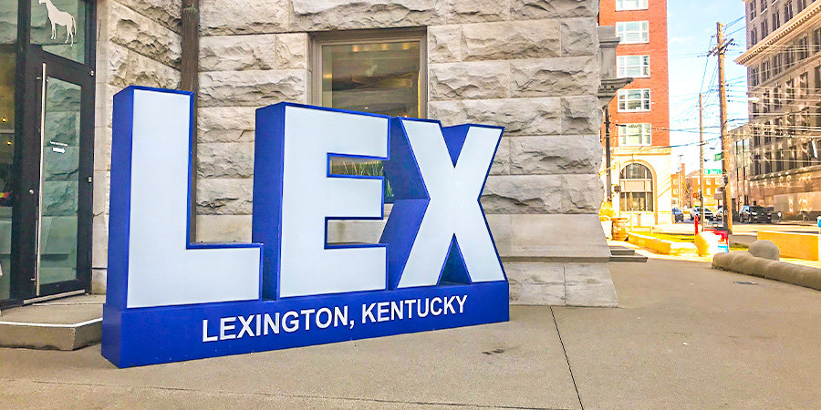 lex sign at visitor center